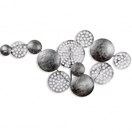 Διακοσμητικό Τοίχου Aurora 930DYU1245 82x45cm Silver Wallity SILVER