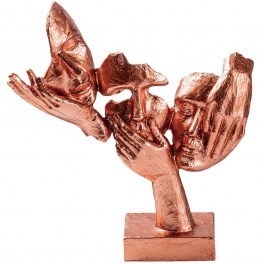 Διακοσμητικές Φιγούρες 565TNL1333 30x9x32cm Copper Aberto Design COPPER