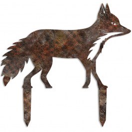 Διακοσμητικό Δαπέδου Κήπου Fox 565TNL1291 50x33cm Rust Aberto Design RUST