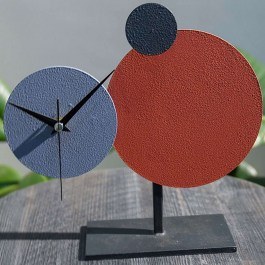 Ρολόι Επιτραπέζιο 901LMN1204 26x25cm Multi-Red Aberto Design MULTI-RED