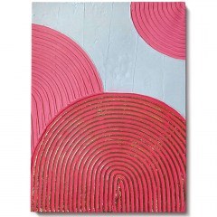 Πίνακας Καμβάς 3D 112RGN1141 50x70cm Multi Wallity