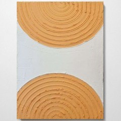 Canvas Painting 3D 112RGN1134 70x100cm White-Orange Wallity