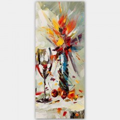 Πίνακας Καμβάς 451ERN2120 50x120cm Multi Wallity