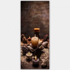 Πίνακας Καμβάς 451ERN2059 50x120cm Multi Wallity