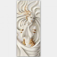 Πίνακας Καμβάς 451ERN1901 50x120cm Multi Wallity