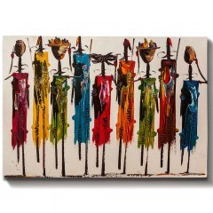 Πίνακας Καμβάς 529TCR1520 100x70cm Multi Wallity