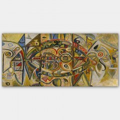 Canvas Painting 451ERN1833 120x50cm Multi Wallity