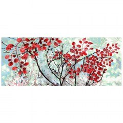 Canvas Painting 451ERN1183 120x50cm Multi-Red Wallity