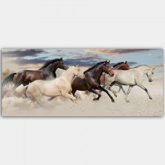 Πίνακας Καμβάς 451ERN1141 120x50cm Multi Wallity