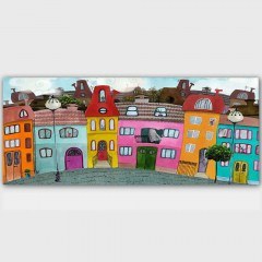 Canvas Painting 451ERN1556 120x50cm Multi Wallity