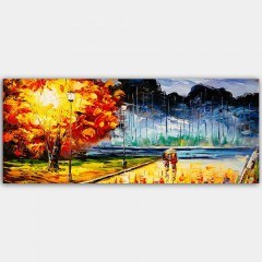 Πίνακας Καμβάς 451ERN1430 120x50cm Multi Wallity