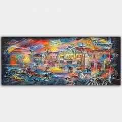 Canvas Painting 451ERN1367 120x50cm Multi Wallity