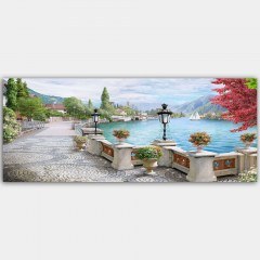 Πίνακας Καμβάς 451ERN1289 120x50cm Multi Wallity