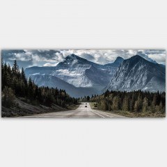 Πίνακας Καμβάς 451ERN1629 120x50cm Multi Wallity