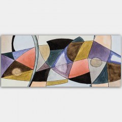 Πίνακας Καμβάς 451ERN1733 120x50cm Multi Wallity