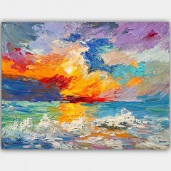 Canvas Painting 441HPE2621 100x70cm Multi Wallity