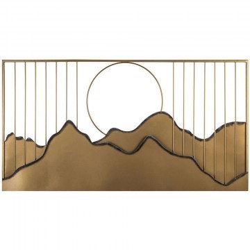 Διακοσμητικό Τοίχου Sagarmatha 279ENZ2565 114x4x60cm Gold Wallity
