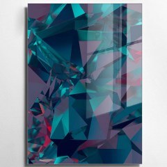 Πίνακας Γυάλινος 981GLS1169 70x100cm Multi Wallity