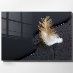 Tempered Glass Painting 970GLS1823 70x50cm Multi Wallity