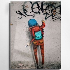 Πίνακας Γυάλινος 681BRS1330 30x45cm Multi Wallity