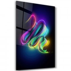 Πίνακας Γυάλινος 672BRS5798 70x110cm Multi Wallity