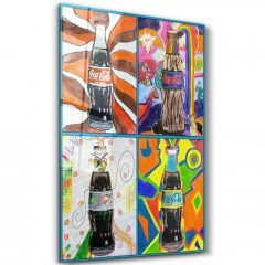 Πίνακας Γυάλινος 672BRS5122 46x72cm Multi Wallity