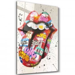 Πίνακας Γυάλινος 672BRS5066 70x110cm Multi Wallity