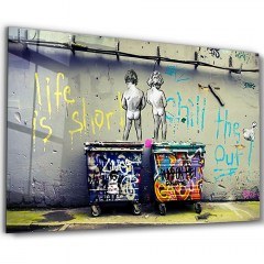 Tempered Glass Painting 672BRS4628 110x70cm Multi Wallity