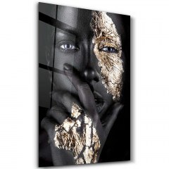 Πίνακας Γυάλινος 672BRS4574 70x110cm Multi Wallity