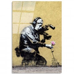 Πίνακας Γυάλινος 123BZM1354 45x65cm Multi Wallity