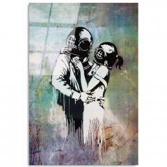 Πίνακας Γυάλινος 123BZM1335 45x65cm Multi Wallity