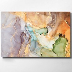 Tempered Glass Painting 698GLS1423 70x50cm Multi Wallity