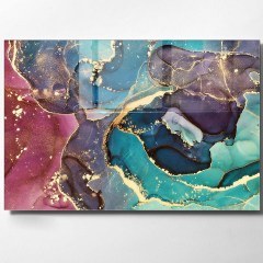 Tempered Glass Painting 698GLS1419 70x50cm Multi Wallity