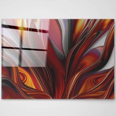 Tempered Glass Painting 698GLS1329 100x70cm Multi Wallity