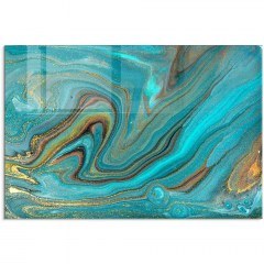 Tempered Glass Painting 695CRS1428 100x70cm Multi Wallity