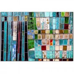 Πίνακας Γυάλινος 695CRS1218 100x70cm Multi Wallity