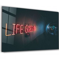 Πίνακας Γυάλινος 672BRS6214 72x46cm Multi Wallity