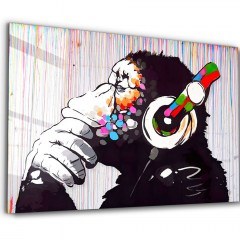 Tempered Glass Painting 672BRS1916 110x70cm Multi Wallity