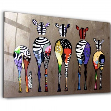 Tempered Glass Painting 672BRS1913 110x70cm Multi Wallity