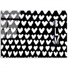 Tempered Glass Painting 123BZM1328 65x45cm Multi Wallity