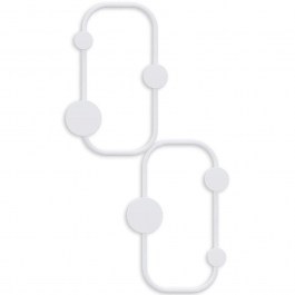 Wall Hanger 6 Seats Ladybug 494PYT1161 26x5x48cm White Wallity WHITE