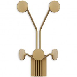Wall Hanger 5 Seats Giraffe 494PYT1152 24x16x40cm Gold Wallity GOLD