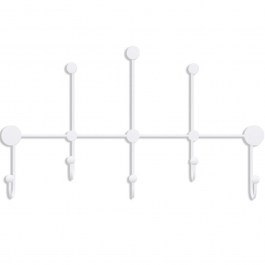 Wall Hanger 13 Seats Iyon 494PYT1136 80x45x10cm White Wallity WHITE