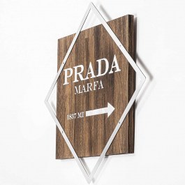 Διακοσμητικό Τοίχου Fashion 899SKL2250 54x54cm Walnut-Silver Wallity WALNUT-SILVER