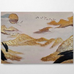 Πίνακας Καμβάς 405HND1235 100x70cm Multi Wallity