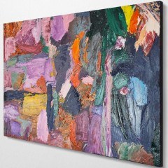 Πίνακας Καμβάς 405HND1210 140x100cm Multi Wallity