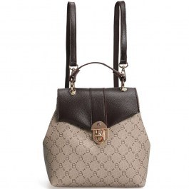 Τσάντα Πλάτης Γυναικεία 671LKB1679 20x10x23cm Cream-Brown Lucky Bees CREAM-BROWN