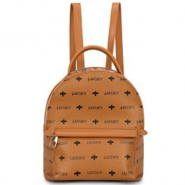 Τσάντα Πλάτης Γυναικεία 671LKB1443 24x14x26cm Tan Lucky Bees TAN