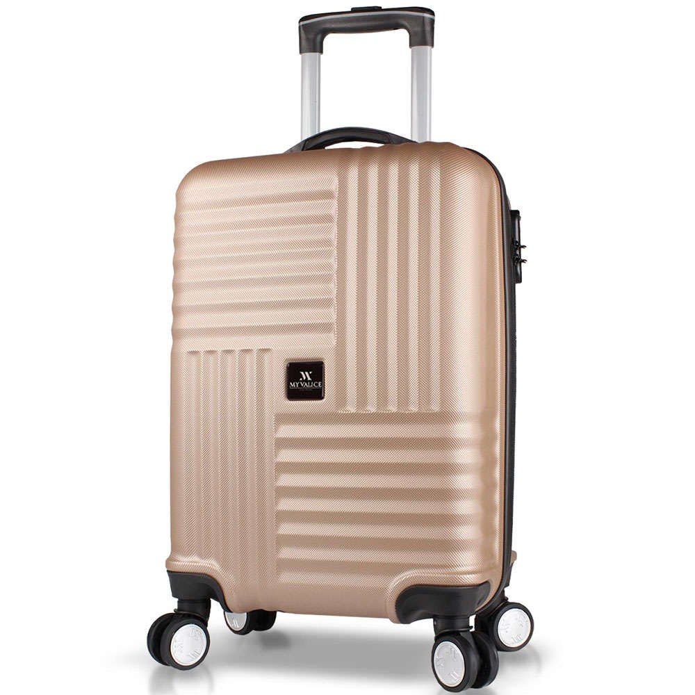 Βαλίτσα Καμπίνας 853MYV5742 58x36x22cm 37lt Gold Myvalice