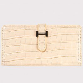Πορτοφόλι Γυναικείο Astana Croco 456ZYM2220 17x1,5x9cm Beige Garbalia BEIGE